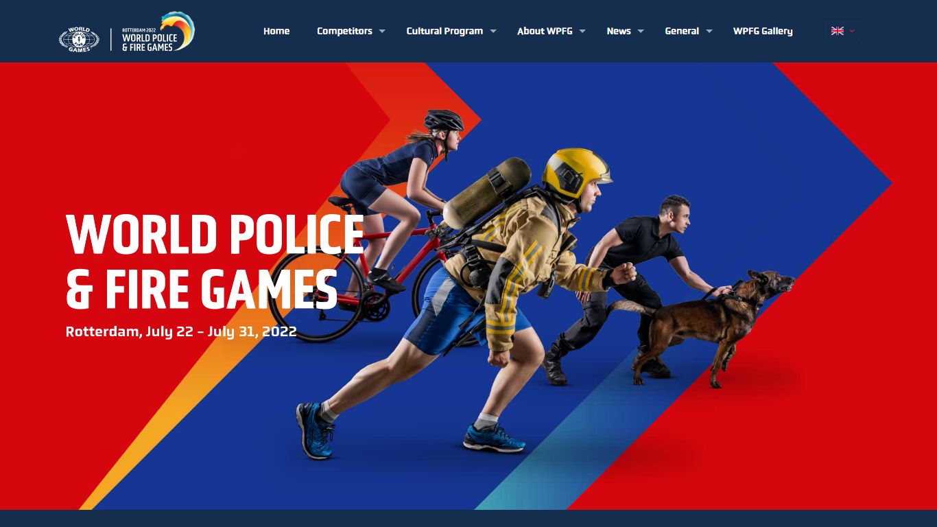 World Police & Fire Games Rotterdam 2022 - In Sport We Unite